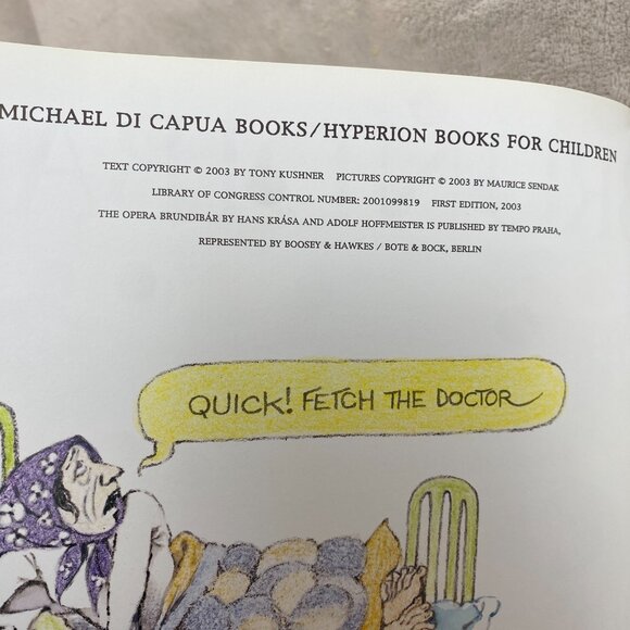 Brundibar by Maurice Sendak and Tony Kushner - 2003 Hardcover - Picture 6 of 10